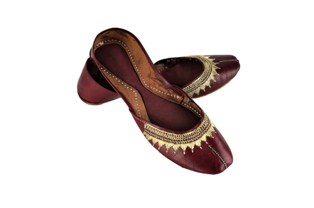 Basic Maroon Tilla Khussa